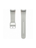 Curea sport de sIlicon Samsung Galaxy Watch 7, Galaxy Watch 6, Galaxy Wach 5 / Pro, Mărime M / L, 22mm, Argintie, Blister ET-SNL31LSEGEU