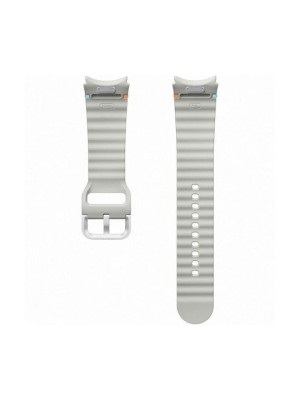 Curea sport de sIlicon Samsung Galaxy Watch 7, Galaxy Watch 6, Galaxy Wach 5 / Pro, Mărime M / L, 22mm, Argintie, Blister ET-SNL31LSEGEU foto