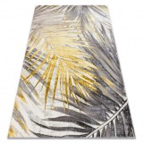 Covor BLISS Z217AZ276 aur / gri - Frunze de palmier, modern, structural, 200x290 cm