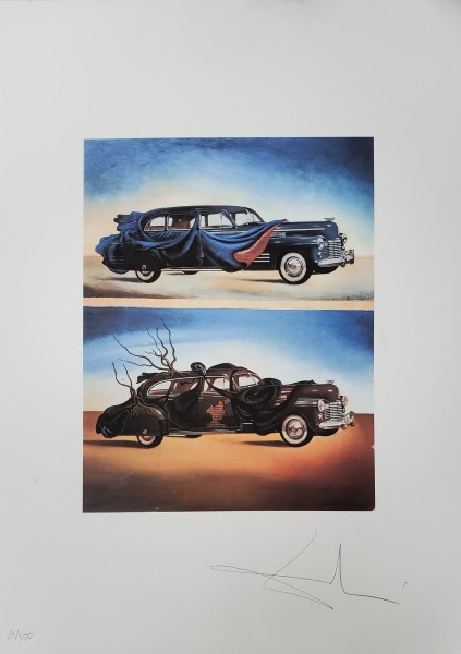 Salvador Dali (1904 -1989) - Automobile imbracate