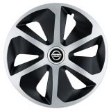 Set 4 capace roti Roco Gri-Negru R17 pentru gama auto Nissan