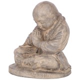 Statueta din piatra pentru exterior Praying Monk, M