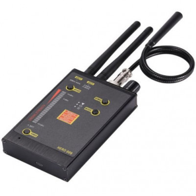 Detector de frecvente profesional iUni CRF09 pentru dispozitive GSM 3G/4G LTE, Bluetooth si Wi-Fi foto