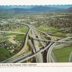 FA6 - Carte Postala - SUA - San Fernando Valley California, circulata 1986