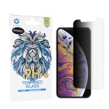 Folie sticla iPhone XS Max Lito 9H Tempered Glass, privacy