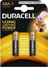 Baterii alcaline Duracell Basic AAA 2 buc foto