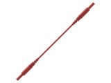 Cablu de Masurare SCH&Uuml;TZINGER 10A Mufa Banana 2mm Rosu 0.75m PVC CAT III 600V