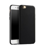 Husa Silicon Negru Mat Apple iPhone 7 - Protectie Flexibila, Decupaje Precise
