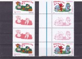 ZIUA INDRAGOSTITILOR,SERII CU VINIETA IN PERECHE,RAR,2002, MNH ** ROMANIA., Sarbatori, Nestampilat