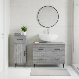 Cumpara ieftin Set de dulapuri pentru baie, 2 piese HAARLEM Sonoma gri