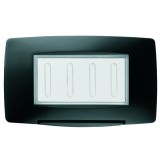 Ramă ornament 2M negru Chorus - GEWISS | GW16702TN