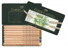 CREIOANE PASTEL PITT 12 CULORI FABER-CASTELL foto