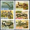 Mozambic 1982 - Reptile 6v.neuzat,perfecta stare(z), Nestampilat