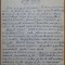Manuscris Victor Eftimiu scris olograf: Ziua creste ! 6 pagini