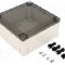 Carcasa policarbonat, 130mmx130mmx60mm, IP66, IP67, FIBOX - PC 125/60 HT