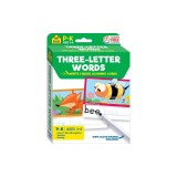 School Zone Three-Letter Words Write &amp; Reuse Learning Cards