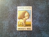 Timbru SUA 1971 America&#039;s wool - val. 6c / Fauna