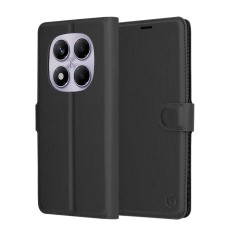 Husa Xiaomi Redmi Note 14 Pro 4G Techsuit Leather Folio, negru foto