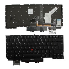 Tastatura Laptop, Lenovo, ThinkPad X1 Carbon 6th Gen Type 20KH, 20KG, 01YR573, 01YU651, 01YU652, 01YR537, 02HL880, 02HL882, iluminata, layout DE (germ