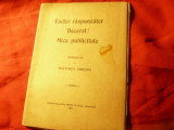 Doctorul Urechia - Factor raspunzator , decorat !, Publicitate - Monoloage 1915