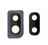 Geam Camera Samsung Galaxy A10 A105F Negru cu Rama KLS
