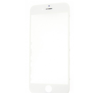 Geam sticla iPhone 6s, Complet, White foto