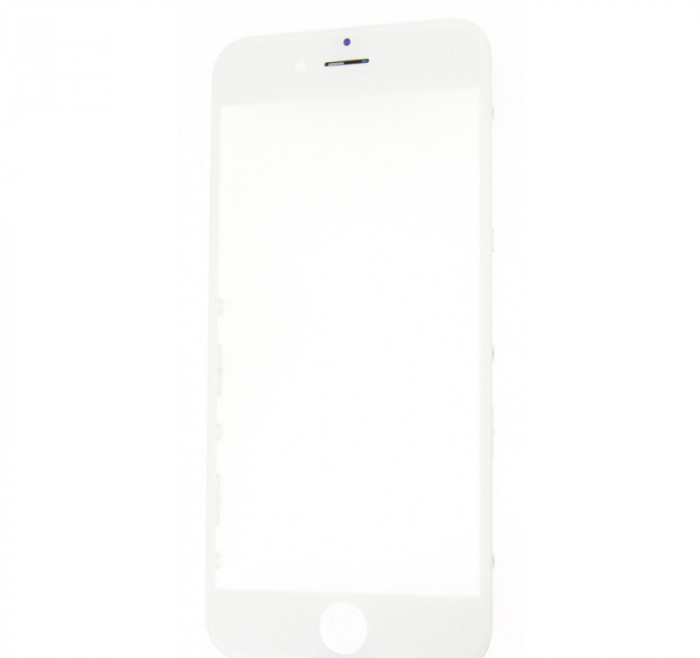 Geam sticla iPhone 6s, Complet, White