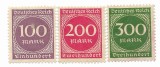 Germania - Noi timbre zilnice, 1923 - valori neobliterate