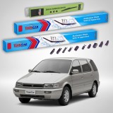Cumpara ieftin Ștergătoare Mitsubishi Santamo MPV 1999-2004 | Set Față și Spate Flat Premium &ndash; TeamCar&reg;