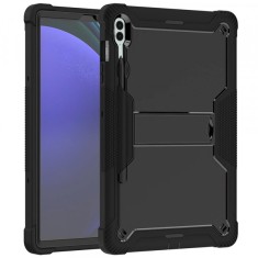 Husa pentru Samsung Galaxy Tab S10+ / Tab S9 FE+ / Tab S9+, Techsuit, Rugged TabShell, Neagra