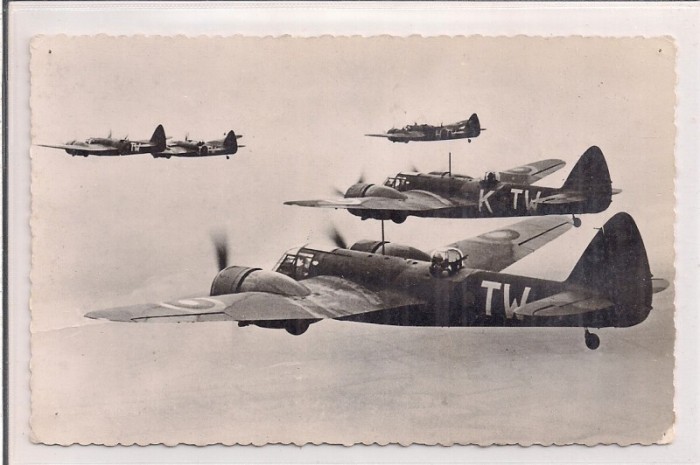 Carte postala necirculata din perioada interbelica Royal Air Force