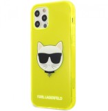 Husa Originala Karl Lagerfeld iPhone 12 / 12 Pro - KLHCP12MCHTRY, Verde, Silicon