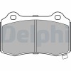 Placute frana Hyundai Genesis Coupe, 2.0 T, 3.8 V6, punte spate, cu indicator uzura acustic, DELPHI