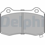 Placute frana Hyundai Genesis Coupe, 2.0 T, 3.8 V6, punte spate, cu indicator uzura acustic, DELPHI
