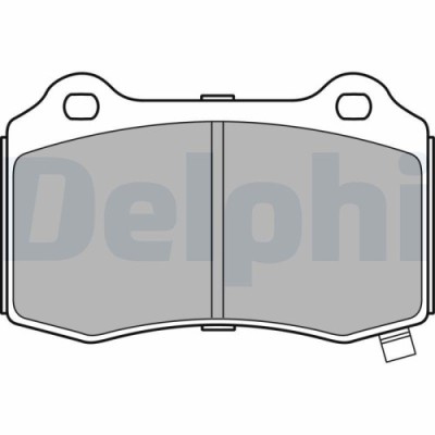 Placute frana Hyundai Genesis Coupe, 2.0 T, 3.8 V6, punte spate, cu indicator uzura acustic, DELPHI foto
