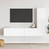 vidaXL Set dulapuri TV, 3 piese, alb, lemn prelucrat 3078656