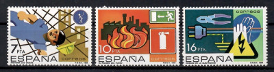 Spania 1984 - Prevenirea accidentelor industriale, MNH foto