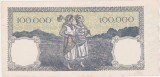 Bancnotă Rom&acirc;nia 100.000 lei 1946 &ndash; Banca Națională a Rom&acirc;niei
