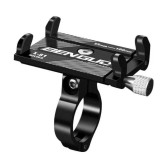 Suport de telefon pentru bicicleta, trotineta electrica, scuter sau motocicleta din aluminiu cu fixare ferma