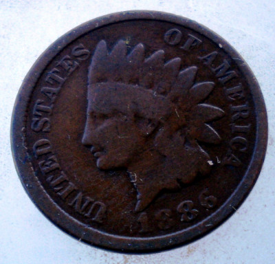 7.752 USA SUA INDIAN HEAD 1 ONE CENT 1899 foto