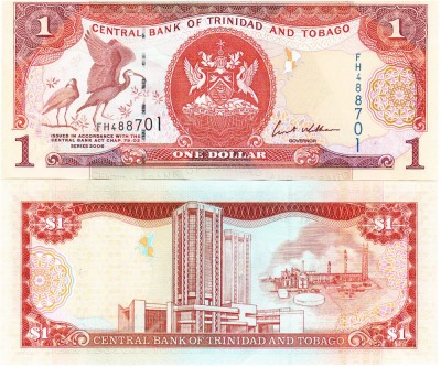 Trinidad Tobago 1 Dolar 2006 P-46 UNC foto