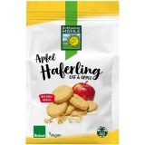Biscuiti din ovaz cu mere vegani, eco