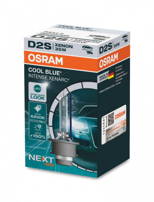 Bec Xenon D2S Osram Cool Blue, 85V, 35W