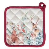 Cumpara ieftin Set 2 servete termice bumbac Forest 20x20 cm
