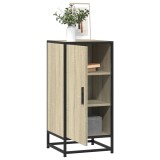Cumpara ieftin Dulap, stejar sonoma, 35,5x35x76 cm, lemn prelucrat și metal