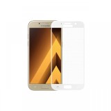 Folie Samsung Galaxy A5 (2017) Meleovo Sticla 3D Defense Curved White (3D, 9H, oleophobic)