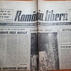 romania libera 19 iunie 1990-articole despre mineriada din 13-15,mihai eminescu