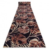 Traversa anti-alunecare DIGITAL - MONSTERA Frunze bej / roz / negru , 100 cm