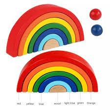 Rainbow Block, 7 piese colorate foto