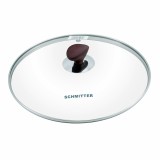 Capac, sticla termorezistenta, Schmitter, 28 cm, rotund, transparent